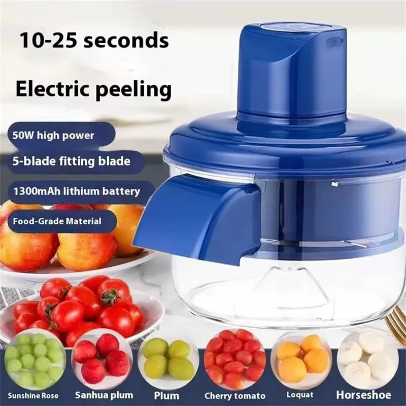 Revolutionary Automatic Electric Peeler for Effortless Grape and Berry Skin Removal - Your Ultimate Fruit Preparation Tool!