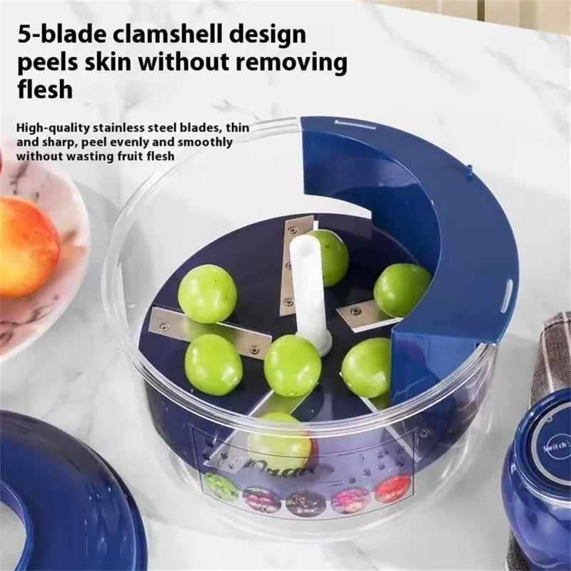 Revolutionary Automatic Electric Peeler for Effortless Grape and Berry Skin Removal - Your Ultimate Fruit Preparation Tool!